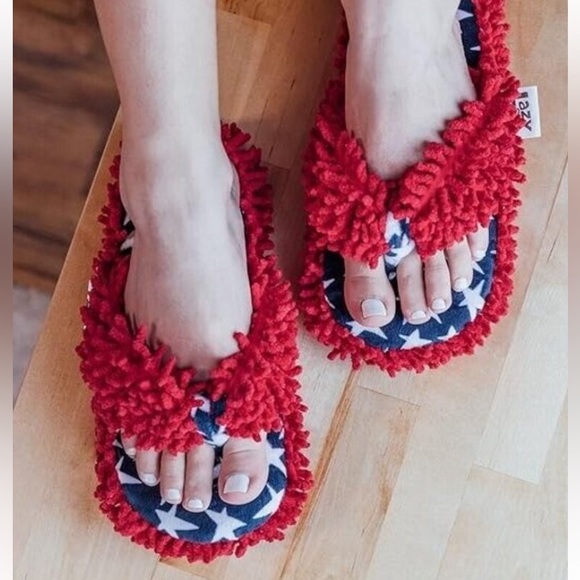 NWTS Lazy One Stars Spa Slippers Size S/M - Picture 5 of 8